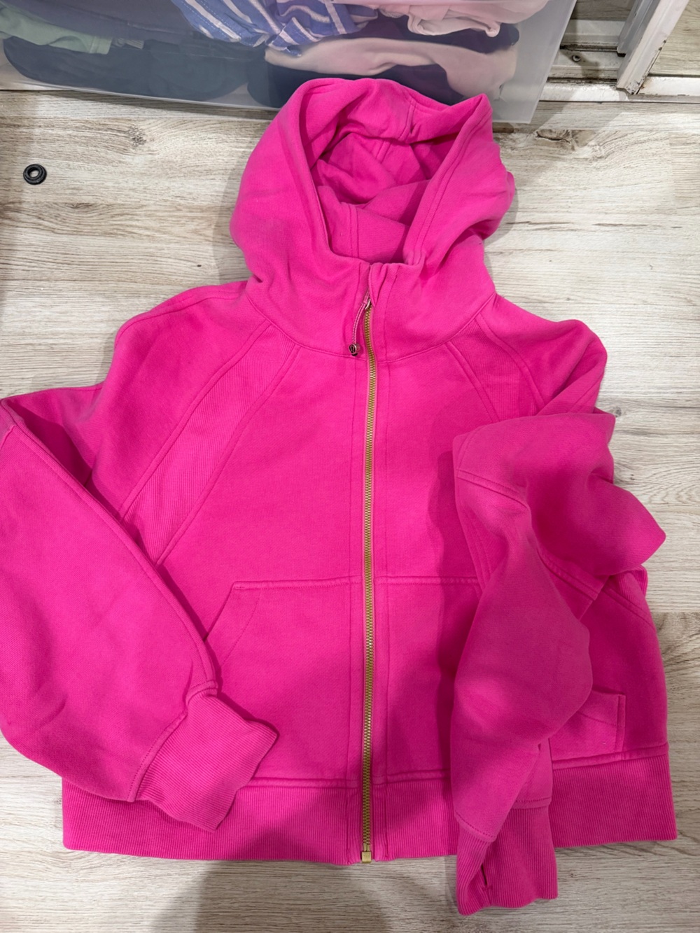 lululemon athletica Hot Pink Full-Zip Hoodie